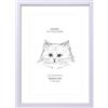 Joyshare Portafoto DIN A4 (21x29.7 cm), 1 Pezzo (Bianco), Cornice Moderna con Vetro Ultrachiaro