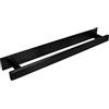 INOXLM lavorazioni inox INOXLM Porta Asciugamani | Porta Carta Igienica Da Bagno | Kit Bagno Adesivo | Porta Rotolo Senza Fori | Portarotolo Bagno Adesivo | Porta Rotolo Carta Igienica (Porta Asciugamani 40 cm, Nero)