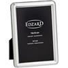 EDZARD Cornice portafoto Ravenna per foto 13 x 18 cm, placcata in argento, con retro in velluto, cornice portafoto da appoggiare, verticale o orizzontale, colore argento