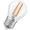 OSRAM Lampada LED LED Superstar Classic P 40 dalla classica forma mini sferica, corpo in vetro trasparente, 2,2 W, 470 lm, attacco E27, luce bianca calda con 2700 K, EEK A, diametro 45 mm.