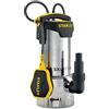 Stanley Pompa Immersione SXUP1100XDE per Acque Scure (1.100 W, Portata max. 16.500 l/h, Prevalenza max. 10,5 m)