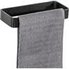 SAYAYO Porta Asciugamano Autoadesivo Portasciugamani Bagno Nero Porta Salviette Bidet, Porta Asciugamano Bidet, 20CM Anello Porta Asciugamani Per Bagno Cucina