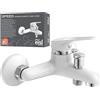 EISL NI023SCR-W Rubinetto del bagno, Miscelatore per vasca Speed Bianco, 12.7 x 17.8 x 8.6 cm 800 Gramm