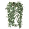 Blumtal Ghirlanda Finta di Eucalipto per Balconi, Eucalipto Artificiale Super-Realistica, Piante Finte, 187cm x 12,5cm, Set da 2 Pezzi
