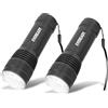 Eveready LED Torch, Super Bright Flashlight, Ideal for Emergencies, Camping and Outdoor Lights, Pocket Torch, Pack of 2