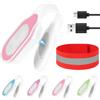 Ainiv Luce Notturna per Infermieri Torcia, LED Torcia Elettrica per Abbigliamento, 3 Modalità Torcia Frontale LED Ricaricabile USB, Mini Luce Notturna a Corsa Pulsante Clip in Silicone, Rosso
