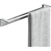 WEISSENSTEIN Porta asciugamani adesivo bagno 45 cm da muro - Acciaio inox