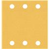Bosch Professional 10x Carte abrasive Expert C470 con 6 fori (per Legno duro, Vernice su legno, 115x107 mm, Grana 120, accessorio Levigatrice orbitale)