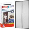 tesa Magnetic Curtain con chiusura automatica - Zanzariera con magneti per porte di balconi e terrazze - Installazione facile senza forature - 2,4 m x 1,2 m