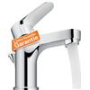 EISL NI075CALCR Claudio, Miscelatore per lavabo, Miscelatore monocomando per lavabo con scarico, cromato
