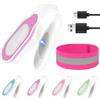 Ainiv Luce Notturna per Infermieri Torcia, LED Torcia Elettrica per Abbigliamento, 3 Modalità Torcia Frontale LED Ricaricabile USB, Mini Luce Notturna a Corsa Pulsante Clip in Silicone, Rosa
