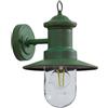 Lindby Applique da esterni dimmerabile (Country) colore Verde, in Metallo applique lampada LED outdoor per facciata/parete terrazzo e balcone