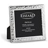 Edzard cornice per immagini cornice per foto Pavia per foto 10 x 10 cm, placcata in argento pregiato, antiossidante