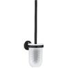 GROHE Start QuickFix - Scopino per WC (metallo e vetro, fissaggio a parete a scomparsa, viti e tasselli, extra facile da montare con GROHE QuickGlue), dimensioni 398 mm, nero opaco 411852430