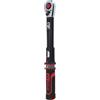 KS Tools 516.1522 Chiave Dinamometrica, ErgotorquePrecision con Testa a Cricco Reversibile, 5-50 NM, 3/8"