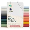 Laleni Lenzuolo Jersey 42x81 cm per Babybay Original - Certificato OEKO-TEX - Lenzuolo per Culla 100% Cotone - Biancheria Letto per Culla - Baby Bettwäsche Bianco