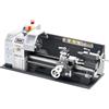 VEVOR Tornio per Metalli, 210 x 370 mm, Tornio di Precisione da Banco, Variabile Velocità 2500 Giri al Minuto, con Mandrino Ingranaggio 550 W per Elaborare Metalli Morbidi Legno Plastici