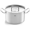 Fissler Original,Profi Collection Pentola in acciaio inox 6.3 L, 24 cm, incluso coperchio in metallo, scala di misurazione interna, cottura a induzione