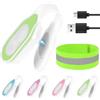 Ainiv Luce Notturna per Infermieri Torcia, LED Torcia Elettrica per Abbigliamento, 3 Modalità Torcia Frontale LED Ricaricabile USB, Mini Luce Notturna a Corsa Pulsante Clip in Silicone, Verde