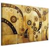 murando - Quadro AI Ispirato da Gustav Klimt Motivi Astratti 120x80 cm 1 Pezzo - Stampa su Tela Grande - Quadri Moderni Soggiorno Grandi - Stampe da Parete Murale Arte Moderno Pittura a-B-10082-b-a