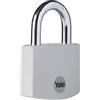 Yale Lucchetto in alluminio YE3B/38/119/1/GR grigio, corpo 38mm, arco in acciaio, 3 chiavi