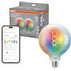 OSRAM SMART+ Globe a filamento RGB (confezione da 2, E27, 5W) - RGB + bianco caldo/freddo - compatibile con Matter via Wi-Fi - Alexa, Google, Apple