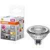 OSRAM LED Spot Reflector Superstar MR16 50 dimmerabile, 2700 K bianco caldo, 6,1 W, GU5.3, 36°, 621 lm, 25.000 h, bassa tensione, per faretti, vetrine
