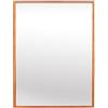 Elegance by Casa Chic - Specchio da Parete Grande in Metallo - 90 x 60cm - Metallo Placcato - Oro Rosa
