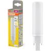 OSRAM DULUX D/E LED HF & AC MAINS/Tubo LED: G24q-2, Lunghezza: 143 mm, 7 W, 18 W sostituzione per, opaco, Warm White, 3000 K,Confezione da 1
