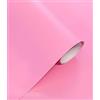 GOYAPRINT Carta Adesiva per Mobili Rosa 40x300 cm Pellicola Adesiva Opaca per Parete Cucina Porta Finestra Vinile Rivestimento Decorativo (40x300 cm, Rosa)