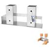 GeZu Impex Portalegna 62 x 83 mm Zincato a Caldo Set di 2 Scaffali per Legna da Ardere per Esterni