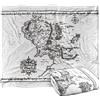 LOGOVISION Lord Of The Rings Bianco Middle Earth Map Coperta super morbida al tatto setoso - 152 x 127 cm