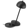 LA VILLE LUMIÈRE LVL EvaG Lampada da Tavolo Ricaricabile Senza Fili - Lampada LED Touch Dimmerabile da Interno/Esterno IP65 - Temp. Luce da 2200 a 3000K, Lunga Durata, Alluminio, Nero