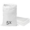 Garronda Buste da Imballaggio 85x50 cm Set 5 Pezzi Bianco GD-0161