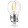 Hellum 209105 a +, lampada LED goccia E27 g45 chiara Retrofit, vetro, 6 W, GU10, colore: bianco, 16 x 7 x 7 cm