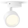 PHILIPS LED Lampada a Faretto Bracia, Luce Calda, 5.5W, 1 Punto Luce, Orientabile, Nero