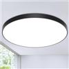 OUILA Plafoniera LED Soffitto 24W, Lampada da Soffitto 6500K 2000LM Plafoniera Bagno IP44 Impermeabile Rotonda Ø28CM Lampadario LED Moderna Luce Soffitto per Cameretta, Cucina, Soggiorno, Balcone