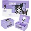 Hello Kitty Sanrio Kuromi Portagioie Bambina Figura Rotante Carica Carillon Portagioie Carillon Musicale Anime Regalo Ragazza (Viola Kuromi)