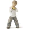 Willow Tree Figurina Cuore d'oro, Resina, Design di Susan Lordi, 14 cm