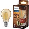 Philips LED Vintage Lampadina Goccia a Filamento Ambrata, 25W, E27, Luce Bianca Calda, Non Dimmerabile