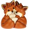 Thun - Volpe Grace Coppia di Innamorati - Ceramica - Living, Icone - 19x14,3x19,3 cm h