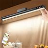 Hapfish Lampada da Scrivania Senza Fili, 4000mAh Lampada da Tavolo Magnetica Ricaricabile, Luce LED Sottopensile con Telecomando, per Cucina, Specchio Bagno, Muro, Armadio, Mensola, Monitor, Parete