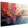 murando - Quadro Astratta Floreale 120x80 cm 1 Pezzo - Stampa su Tela Strutturata XXL Grande - Quadri Moderni Soggiorno Grandi - Stampe da Parete Murale Arte Moderno Pittura - a-H-10168-b-a