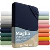Laleni premium lenzuola culla 38x77 cm con angoli 2 pz | lenzuola carrozzina neonato certificate OEKO-TEX | lenzuola con angoli 100% cotone | set lenzuola lettino neonato | lenzuolo asilo nido | blu