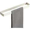 SAYAYO 40CM Porta Asciugamano Autoadesivo Porta Asciugamani Bagno Porta Salviette da Parete Anello Portasciugamani Per Bagno Cucina, Bianco Latte