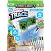 Paladone, WeCool Magic Trace Starter Pack, Set ufficiale Minecraft da colorare con luce, con 16 pagine da ricalcare, 10 pennarelli a doppia punta, 1 Glow Grip per rivelare le linee, dai 6 anni in su