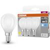 OSRAM Lampada a filamento a stella, E14-base vetro smerigliato ,Bianco freddo (4000K), 806 Lumen, sostituzione delle lampade 60W, non dimmerabile, 3-Confezione