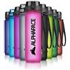 ALPHAPACE Borraccia 350ml/500ml/650ml/1000ml/1500ml con Chiusura Ermetica senza BPA - Ideale per Lo Sport, Bicicletta, Lavoro, Scuola - Con piccolo scompartimento per frutta o aromi - Diversi Colori