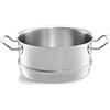 Fissler Original,Profi Collection Inserto per cottura al vapore in acciaio inox 24 cm, con fori, per cottura a induzione