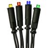 Hellum luci LED da interno, luci da fata a corrente 220V colorate 20 LED, lunghezza illuminata 2,85m, cavo verde soggiorno decorazione fai da te albero di Natale IP20 spina per interno 150308